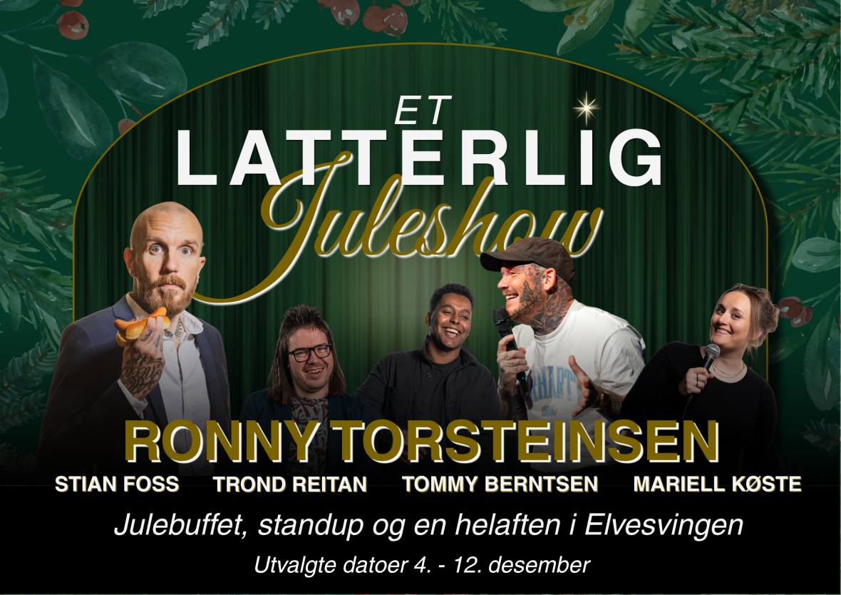 Hovedposter med komikere